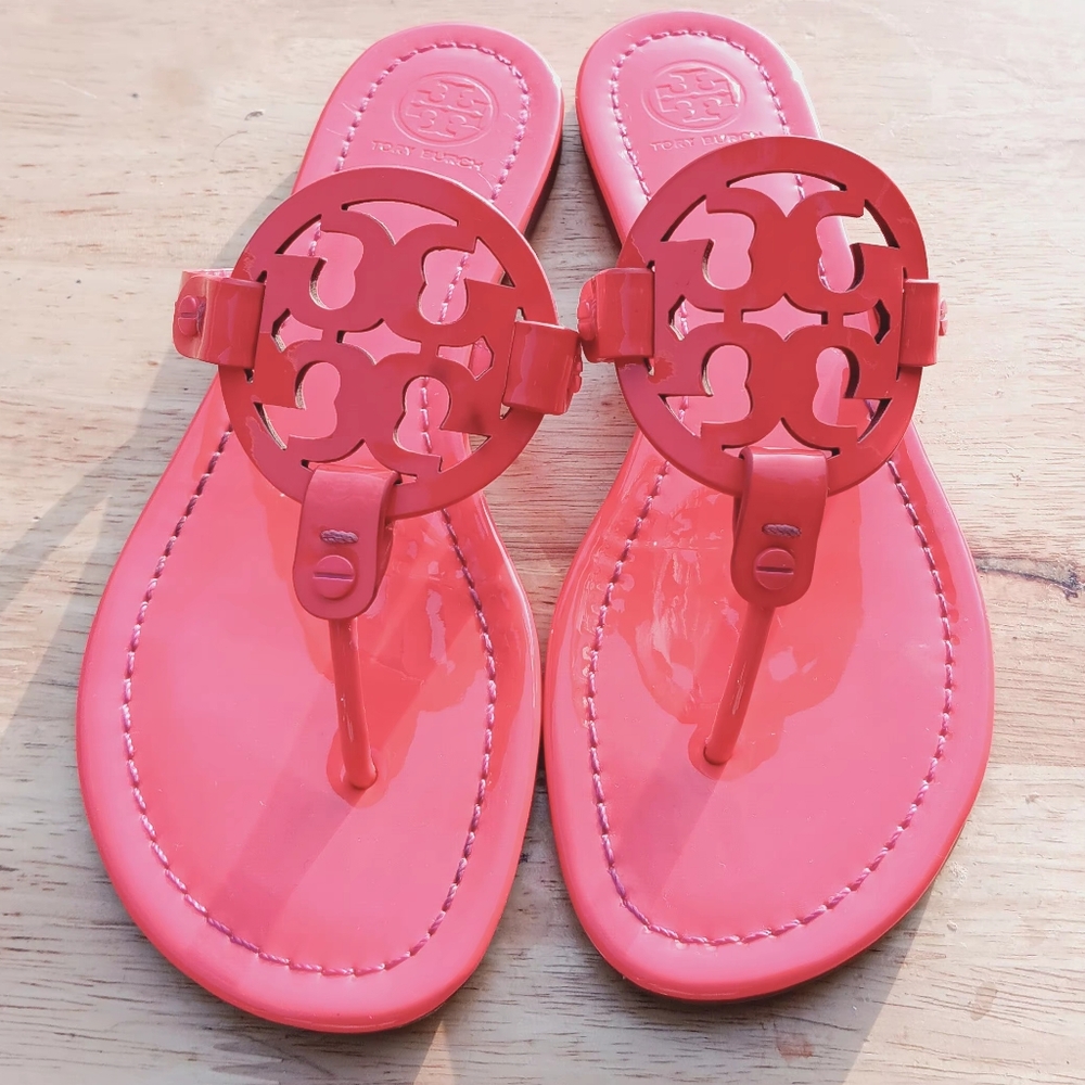 Tory Burch Neon Fuchsia Sandals